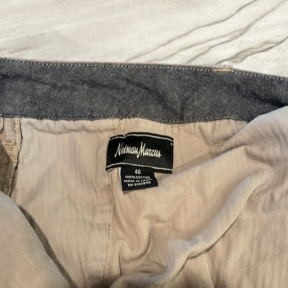Norman Marcus dark tan shorts - Picture 2 of 4